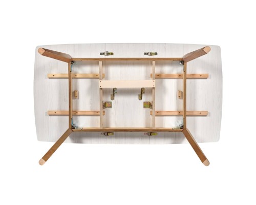 Стол Oslo раскладной 100-130x70x76см, Сосна Рандерс, орех миланский