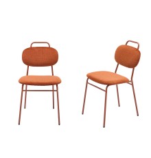 Комплект из 2-ух стульев MOLLY разборный терракотовый