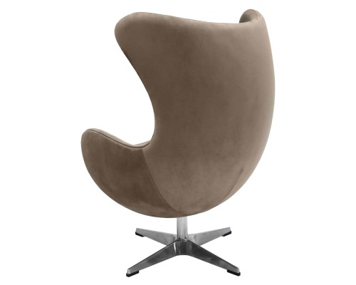 Кресло EGG STYLE CHAIR латте, искусственная замша FR 0647