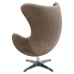 Кресло EGG STYLE CHAIR латте, искусственная замша FR 0647