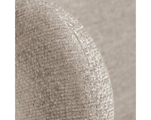 Стул Lucas 2 латте шенилл с чёрными ножками