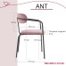 Стул Ant пудровый