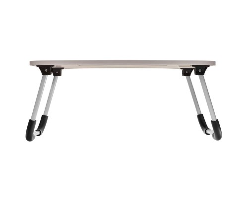 Стол складной с подстаканником «ЛАЙТ», 59,5x39,5x26,4см, мдф, металл, св. дерево, белый