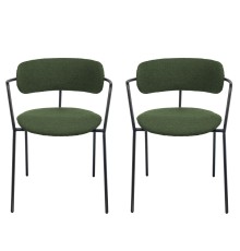 Комплект из 2-х стульев Ant букле зелёный