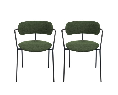 Комплект из 2-х стульев Ant букле зелёный