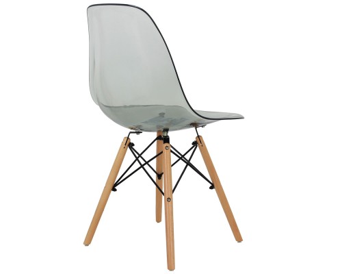 Стул Eames прозрачный серый