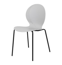 Стул Wave серый с черными ножками