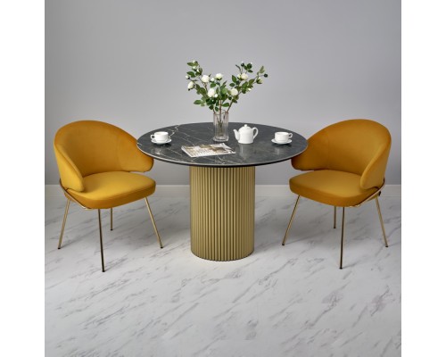 Стол Aura D110, керамогранит Wacom мрамор