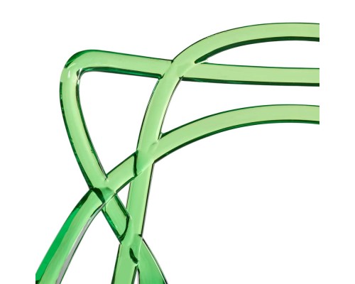 Комплект из 4-х стульев Masters прозрачный зелёный