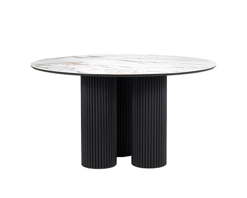 Стол BRAVO 140х85х77 см керамогранит Calacatta Matt