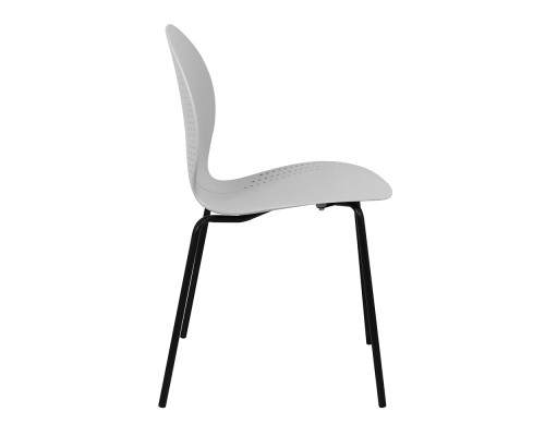 Стул Wave серый с черными ножками