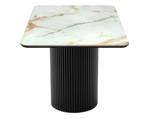 Стол Festa 140x85x77см, керамогранит Calacatte gold