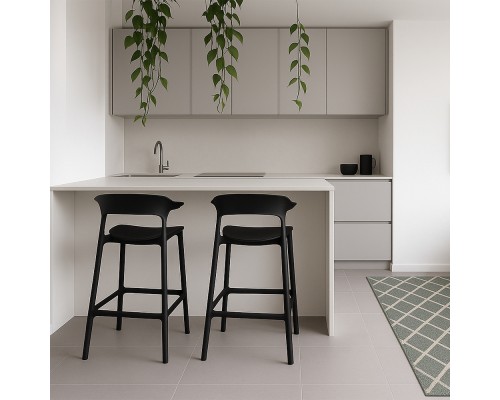 Комплект из 2-х стульев полубарных Forma, чёрный