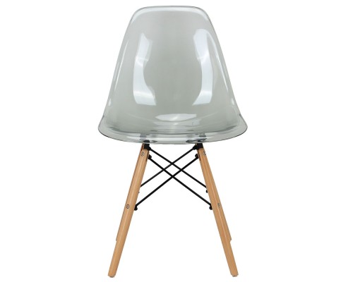 Стул Eames прозрачный серый