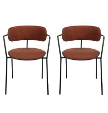 Комплект из 2-х стульев Ant букле терракотовый