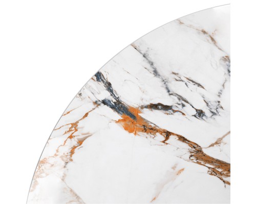 Стол BRAVO 140х85х77 см керамогранит Calacatta Matt