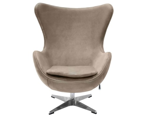 Кресло EGG STYLE CHAIR латте, искусственная замша FR 0647