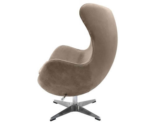 Кресло EGG STYLE CHAIR латте, искусственная замша FR 0647