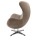 Кресло EGG STYLE CHAIR латте, искусственная замша FR 0647