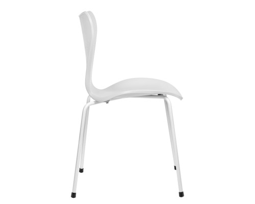 Комплект из 4-х стульев Seven Style белый с белыми ножками