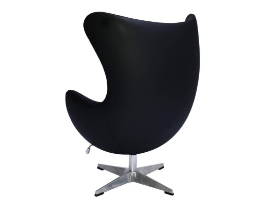 Кресло EGG CHAIR чёрный, натуральная кожа Кресло EGG CHAIR чёрный, натуральная кожа