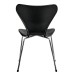 Комплект из 2-х стульев Seven Style чёрный с хромированными ножками