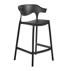 Стул полубарный Forma, чёрный