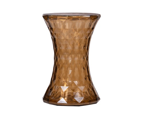 Стул-пуф Stone прозрачный янтарный