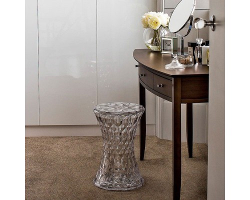 Стул-пуф Stone прозрачный янтарный