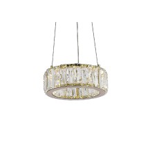 Люстра подвесная светодиодная Newport 8240/20 gold CRYSTAL LED 12W золото