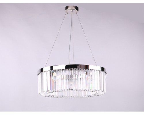 Люстра подвесная Newport 10110+1/C MONICA Е14 11*40W никель