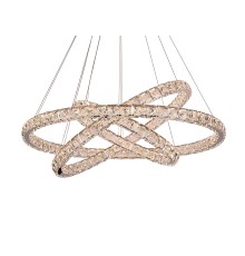 Люстра подвесная светодиодная Newport 8120/97 chrome ISABEL LED 176W хром