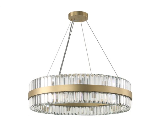 Люстра подвесная Newport 10241/60 brass KELLY G4 24*5W латунь