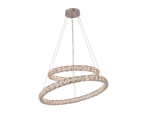 Люстра подвесная светодиодная Newport 8120/77 chrome ISABEL LED 101W хром