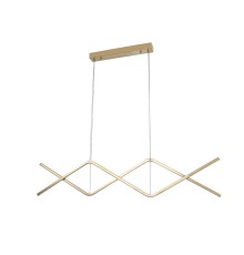 Люстра подвесная светодиодная Newport 15206/S champagne gold LOREN LED 33W золото шампань