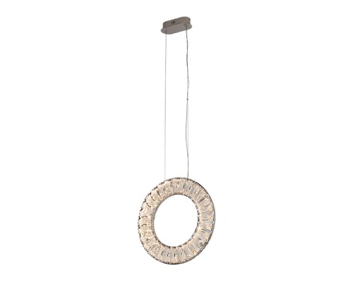 Подвесной светодиодный светильник Newport 8240/300 chrome CRYSTAL LED 19W хром