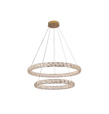 Люстра подвесная светодиодная Newport 8120/77 gold ISABEL LED 101W золото