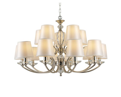 Люстра подвесная Newport 1165+10/C ARINA E14 15*40W никель