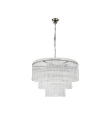 Люстра подвесная Newport 3689+9/C nickel NICOLETT G9 16*40W никель