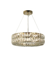 Люстра подвесная Newport 10124+4/S gold ELIZABETH G9 8*40W золото шампань