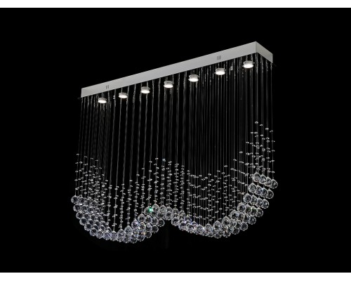 Люстра каскадная Newport 8407/PL chrome CATRIN GU10 7*50W хром