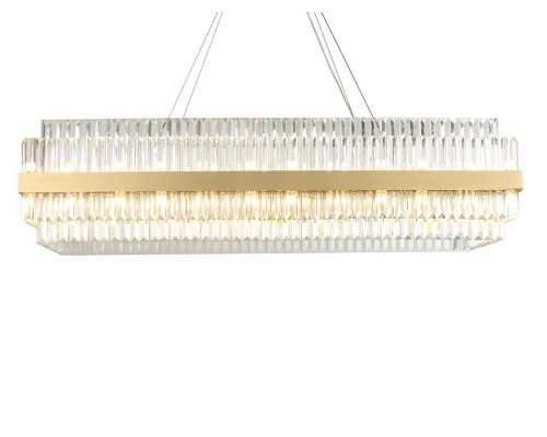 Люстра подвесная Newport 10242/120 brass KELLY G4 60*5W латунь