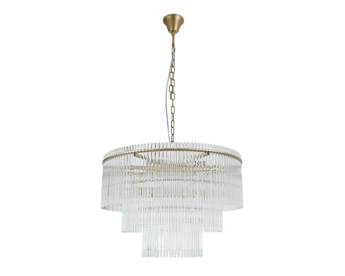 Люстра подвесная Newport 3689+9/C brass NICOLETT G9 16*40W латунь