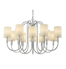 Люстра подвесная Newport 4566+6/С SANDRA E14 12*60W хром