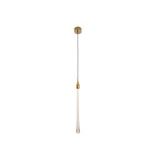 Подвесной светодиодный светильник Newport 15501/S champagne gold EMMA LED 1*4W золото шампань
