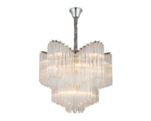 Люстра подвесная Newport 8911/C nickel AMANDA E14 11*40W никель