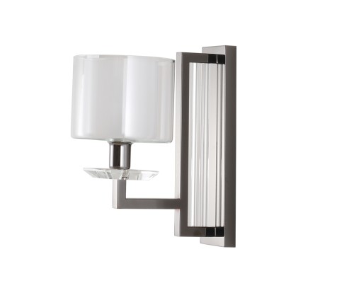 Бра Newport 4401/A black glossy ALEXANDRA E14 2*40W черный никель