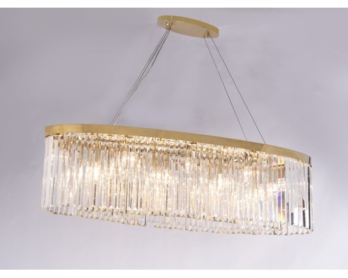 Люстра подвесная Newport 10119+7/S gold MONICA Е14 16*40W золото