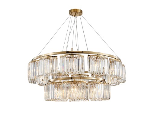 Люстра подвесная Newport 4358+12/S gold VIOLETTA E14 20*40W золото