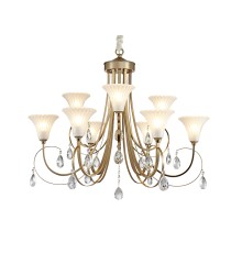 Люстра подвесная Newport 4829/C TEONA Е14 9*40W французское золото